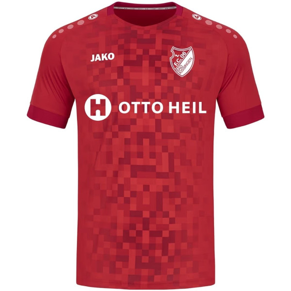 Trikot Rot FC mit Logos und Rückennummer (siehe blau)